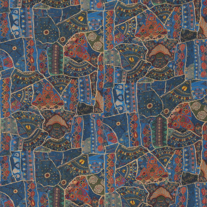 GP &amp; J Baker Front Row Jewel Blue Fabric