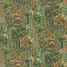 GP & J Baker Front Row Jewel Green Fabric