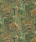GP & J Baker Front Row Jewel Green Fabric