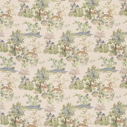 GP & J Baker Knight's Tale Sage/Blue Fabric
