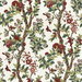 GP & J Baker Eldon Document Red/Green Fabric