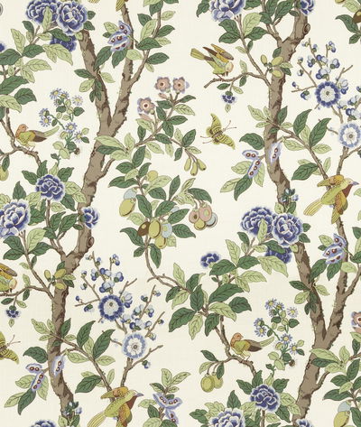 GP & J Baker Eldon Blue/Green Fabric