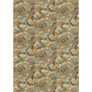 GP & J Baker Little Magnolia Teal/Orange Fabric