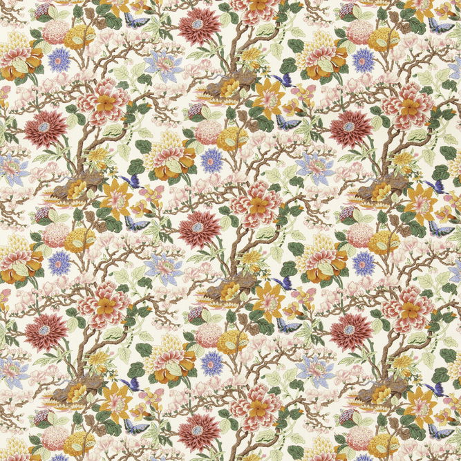 GP &amp; J Baker Little Magnolia Pink/Orange Fabric