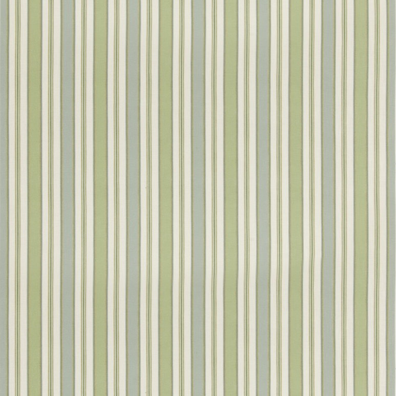 GP &amp; J Baker Melbourne Stripe Aqua/Green Fabric