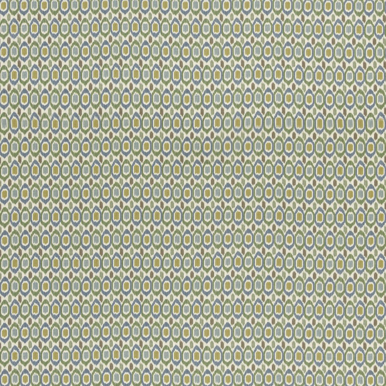 GP &amp; J Baker Tigris Emerald/Blue Fabric