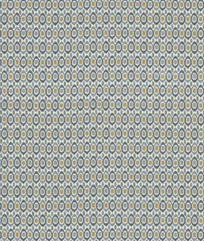 GP & J Baker Tigris Blue Fabric