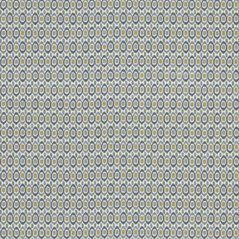 GP &amp; J Baker Tigris Blue Fabric