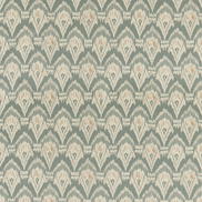 GP & J Baker Zaraband Texture Teal/Spice Fabric