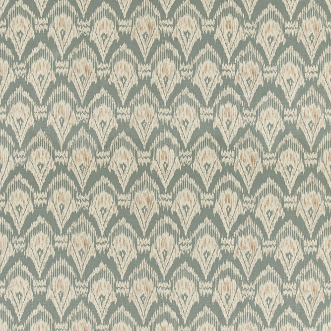 GP &amp; J Baker Zaraband Texture Teal/Spice Fabric