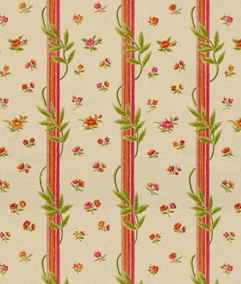 Brunschwig & Fils Les Pampres Rose/Mandarin Fabric