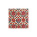 Brunschwig & Fils Zenobia Linen Print Pompeian Red/Blue Fabric