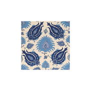 Brunschwig & Fils Kashmiri Linen Print Sapphire Blue Fabric