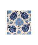 Brunschwig & Fils Kashmiri Linen Print Sapphire Blue Fabric