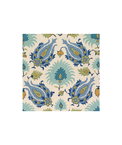 Brunschwig & Fils Kashmiri Linen Print Peridot/Aquamarine Fabric
