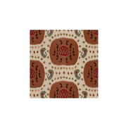 Brunschwig & Fils Samarkand Cotton And Linen Print Brown/Beige Fabric