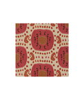 Brunschwig & Fils Samarkand Cotton And Linen Print Dusty Rose/Rust Fabric