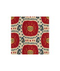 Brunschwig & Fils Samarkand Cotton And Linen Print Pompeian Red/Oxford Blue Fabric