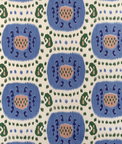 Brunschwig & Fils Samarkand Cotton And Linen Print Canton Blue/Green Fabric