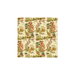 Brunschwig & Fils Le Lac Linen Print Teal and Melon/Cream Fabric