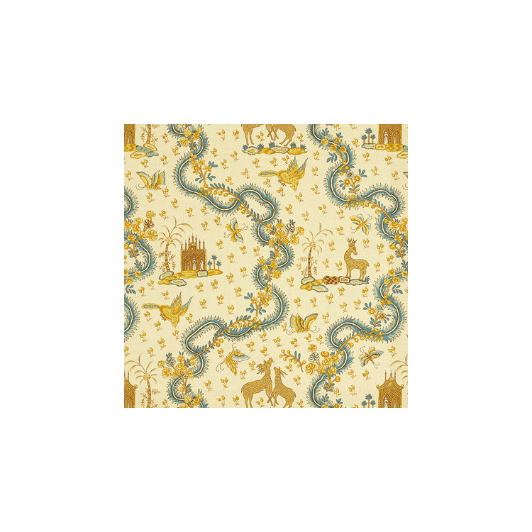 Brunschwig &amp; Fils Pondichery Amberre Fabric