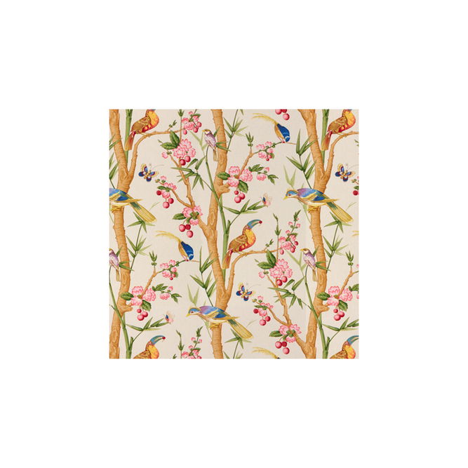 Brunschwig &amp; Fils Toucans Beige Fabric