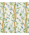 Brunschwig & Fils Toucans Aqua/Blue Fabric