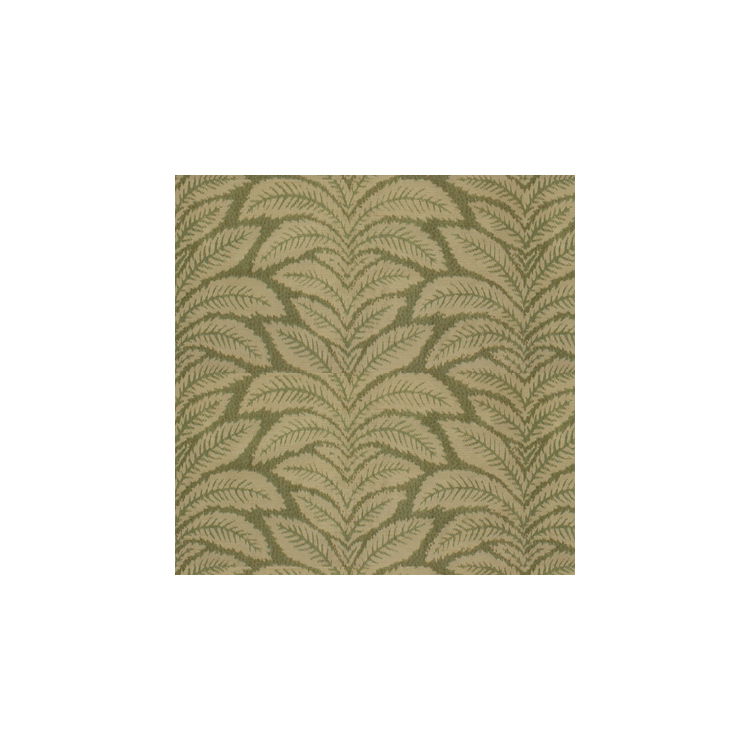 Brunschwig & Fils Talavera Silk Warp Print Green Fabric | OnlineFabricStore