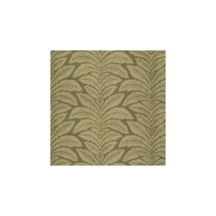 Brunschwig &amp; Fils Talavera Silk Warp Print Green Fabric