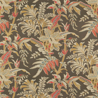 Brunschwig &amp; Fils Seychelles Cotton Print Taupe Fabric