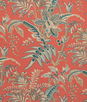 Brunschwig & Fils Seychelles Cotton Print Coral Fabric