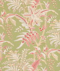 Brunschwig & Fils Seychelles Cotton Print Leaf Fabric