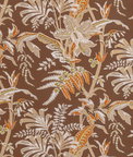 Brunschwig & Fils Seychelles Cotton Print Mocha Fabric