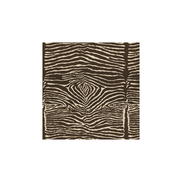 Brunschwig & Fils Le Zebre Linen Print Charcoal Brown and White Fabric