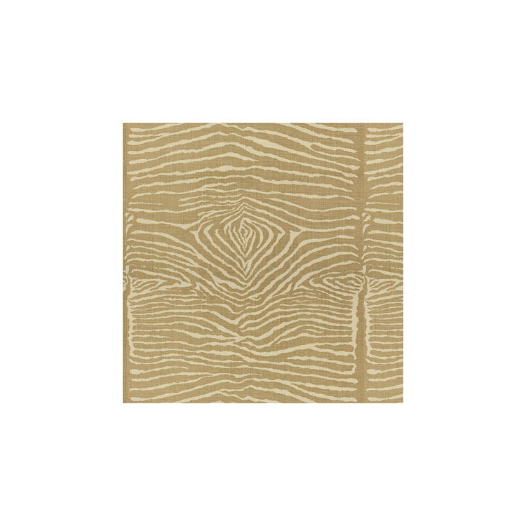 Brunschwig &amp; Fils Le Zebre Linen Prt Beige Fabric