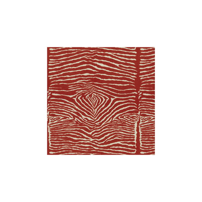 Brunschwig &amp; Fils Le Zebre Red Fabric