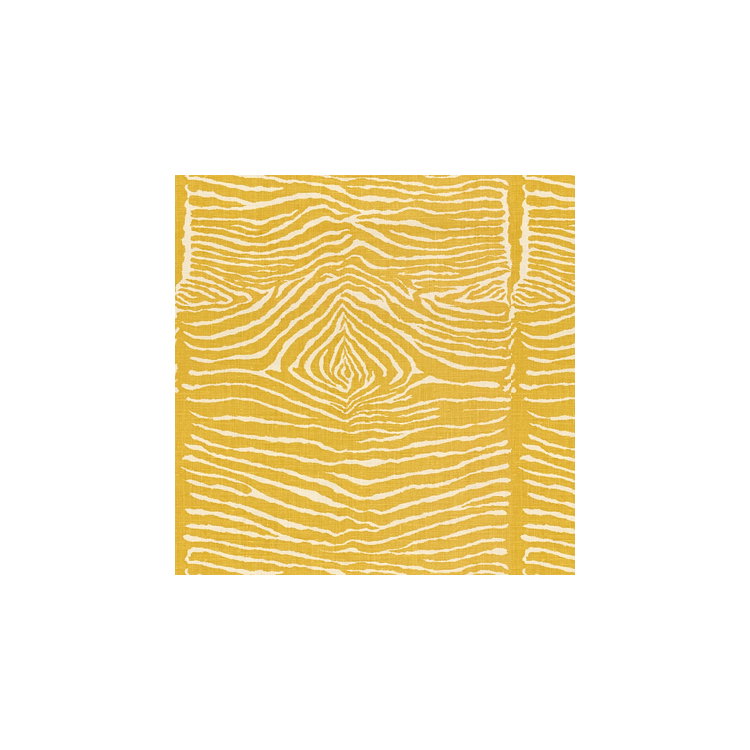 Brunschwig &amp; Fils Le Zebre Saffron Fabric