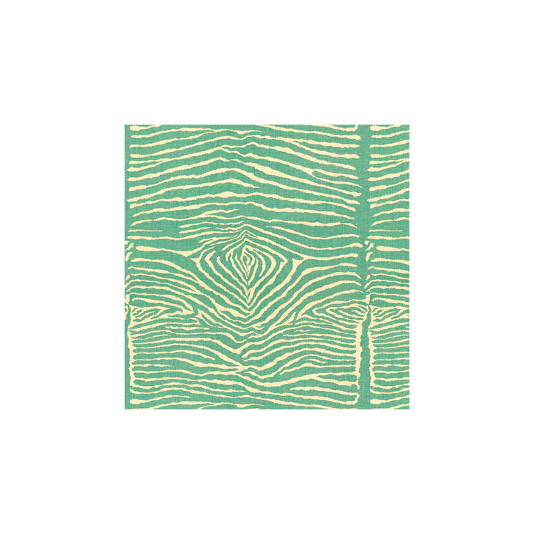 Brunschwig &amp; Fils Le Zebre Aqua Fabric
