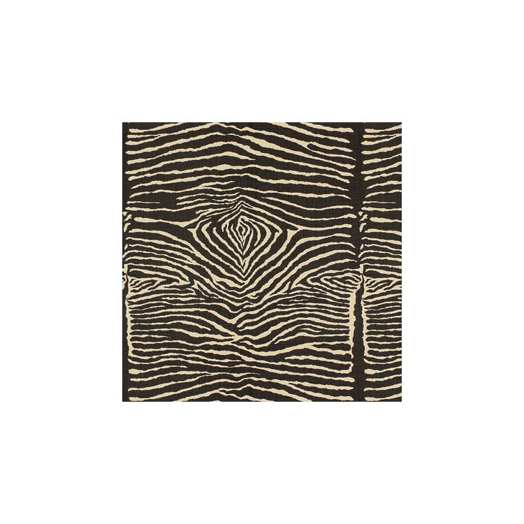 Brunschwig &amp; Fils Le Zebre Black Fabric