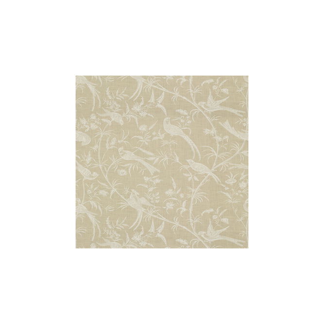 Brunschwig &amp; Fils Bengali Linen Print White/Natural Fabric