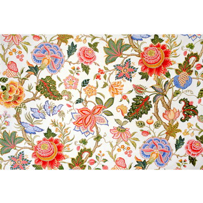 Brunschwig &amp; Fils Nizam Cotton Print Ecru Fabric
