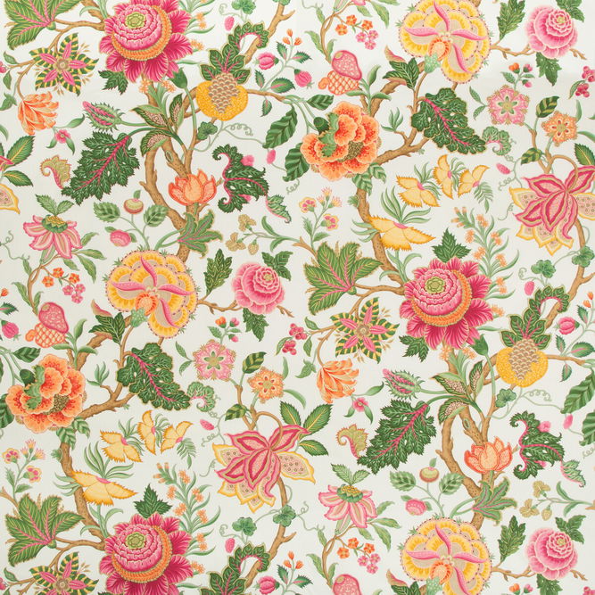 Brunschwig &amp; Fils Nizam Cotton Print Jewel Fabric