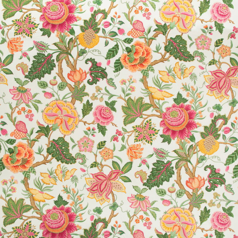 Brunschwig &amp; Fils Nizam Cotton Print Jewel Fabric