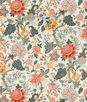 Brunschwig & Fils Nizam Cotton Print Red/Blue Fabric
