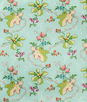 Brunschwig & Fils Fabriano Cotton And Linen Print Aqua Fabric