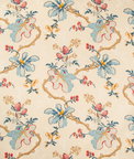Brunschwig & Fils Fabriano Cotton And Linen Print Cream Fabric