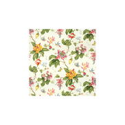 Brunschwig & Fils Parfum D Ete Cotton Print White Fabric