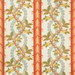 Brunschwig & Fils Josselin Cotton And Linen Print Spice/Celadon Fabric