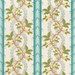 Brunschwig & Fils Josselin Cotton And Linen Print Aqua/Mist Fabric