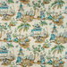 Brunschwig & Fils Xian Linen & Cotton Print Seafoam/Sand Fabric